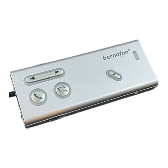 Bernafon SoundGate Guide Rapide De L'utilisateur