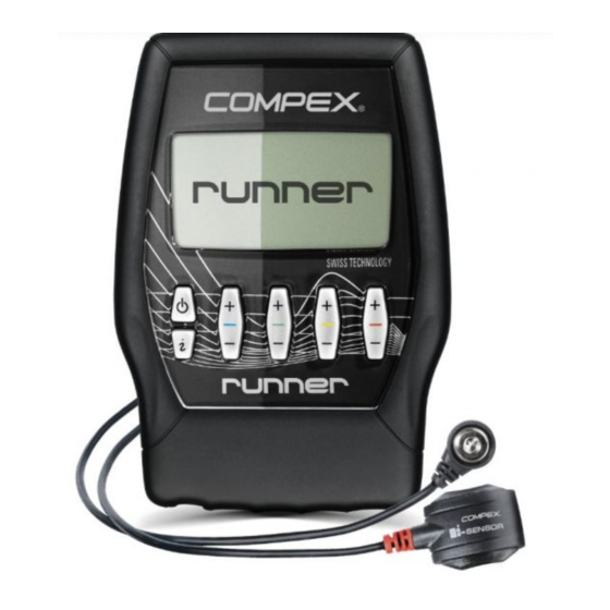 Compex Runner Mode D'emploi