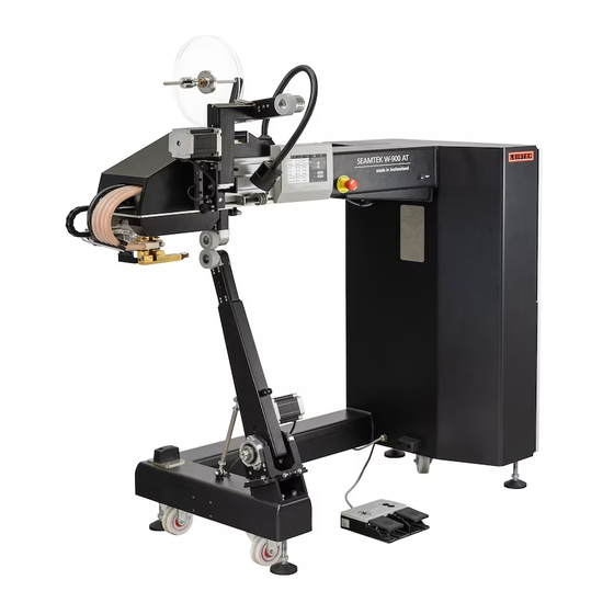 Leister SEAMTEK W-900 AT Mode D'emploi