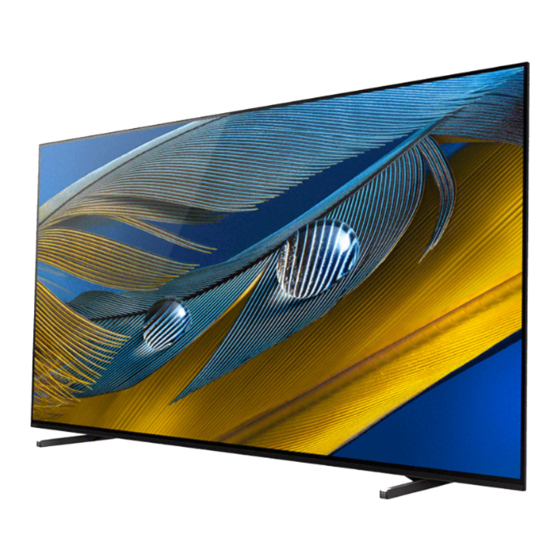 Sony Bravia XR-77A80J Guide De Référence