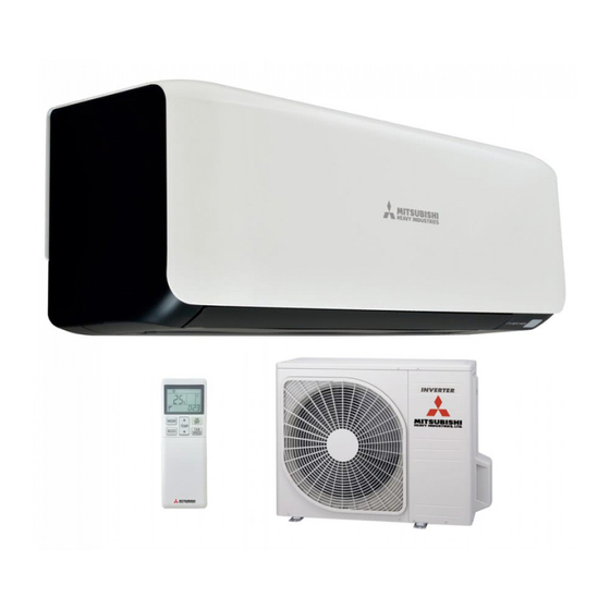 Mitsubishi Heavy Industries SRK20ZS-SB Manuel De L'utilisateur