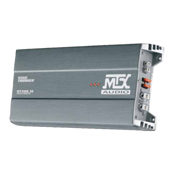 MTX Audio ROADTHUNDER RT500.1D Manuels