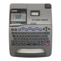 Casio KL-7000 Manuel De L'utilisateur