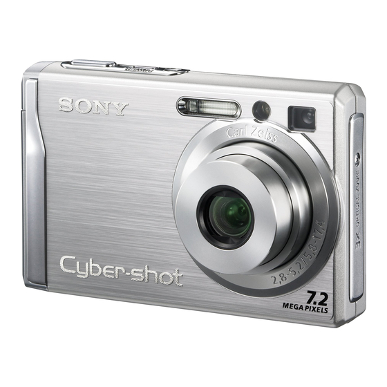 Sony Cyber-shot DSC-W80 Guide Pratique