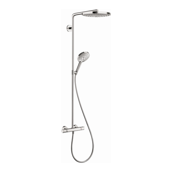 Hansgrohe Raindance Select S 240 2jet Showerpipe 27129 Série Mode D'emploi / Instructions De Montage