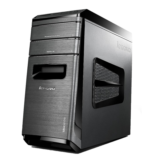 Lenovo IdeaCentre K450 ES Guide D'utilisation