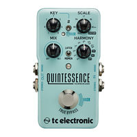 TC Electronic QUINTESSENCE HARMONY Guide De Démarrage Rapide