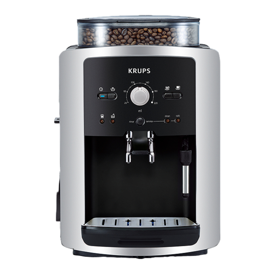 Krups EA8100 Manuel D'utilisation