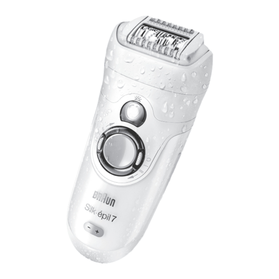 Braun Silk-epil 7 Série Mode D'emploi