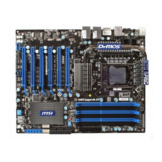 MSI XPower Serie Manuels