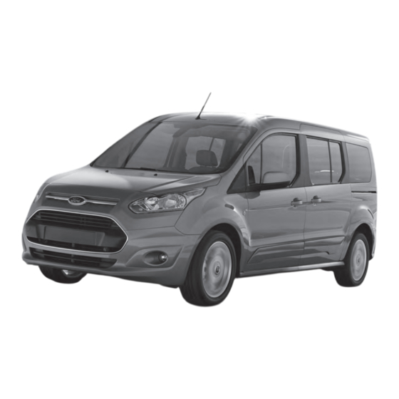 Ford TRANSIT CONNECT 2016 Manuel Du Propriétaire