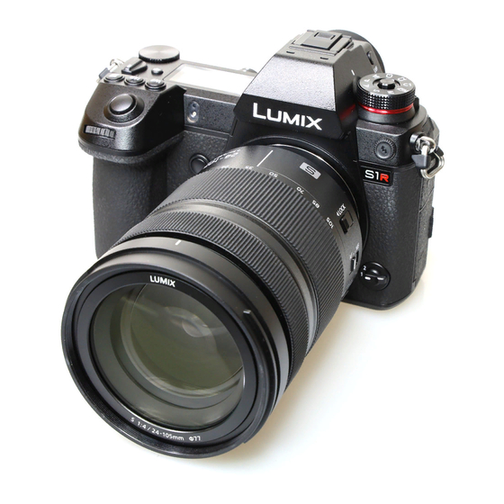 Panasonic Lumix S1R Manuel D'utilisation