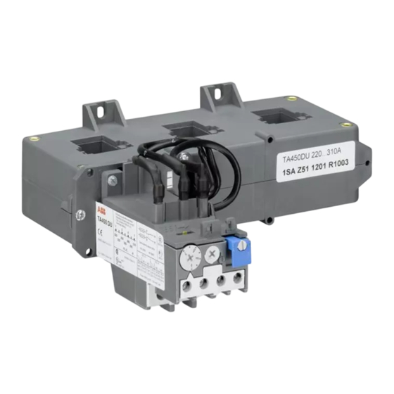 ABB TA 450 DU V1000 Notice De Service