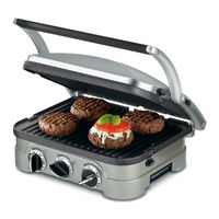 Cuisinart Supergril CGR-4NC Livret D'instructions