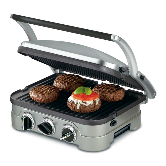Cuisinart Supergril CGR-4NC Livret D'instructions