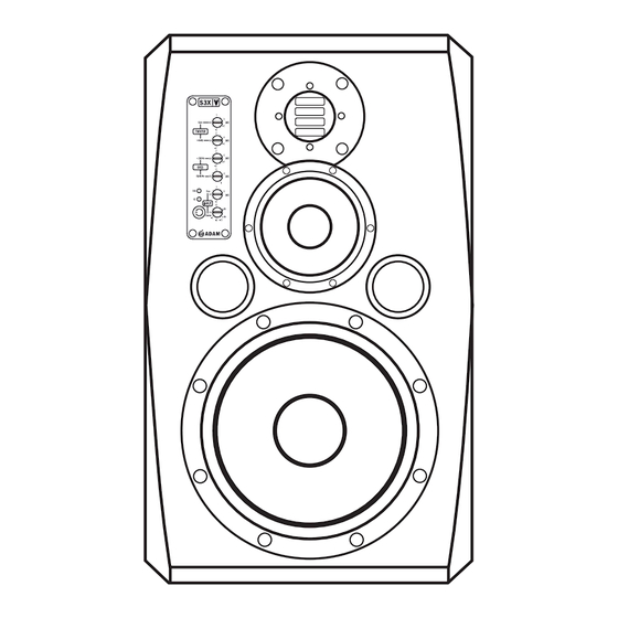 ADAM Audio S3X-V Manuel D'utilisation