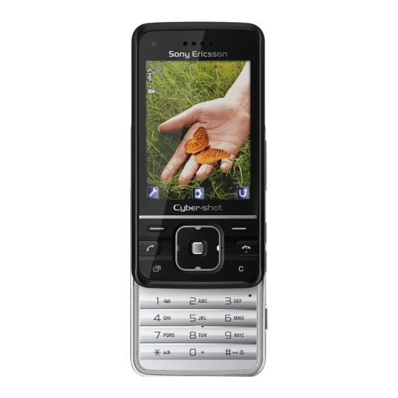 Sony Ericsson C903 Cyber-shot Mode D'emploi