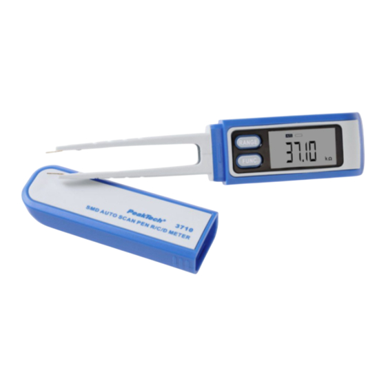 PeakTech 3710 Mode D'emploi