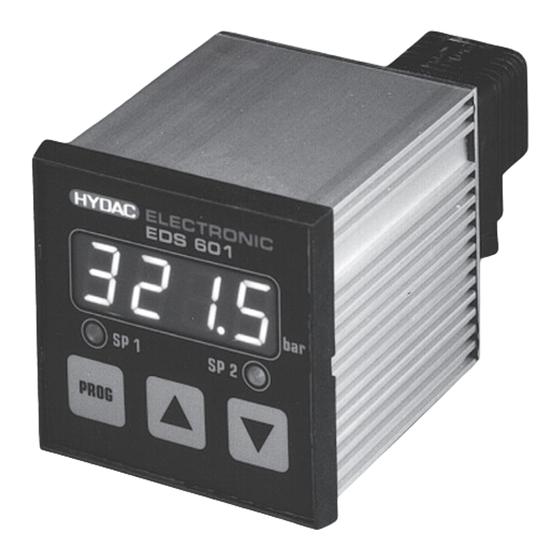 HYDAC ELECTRONIC EDS 601 Manuel D'utilisation