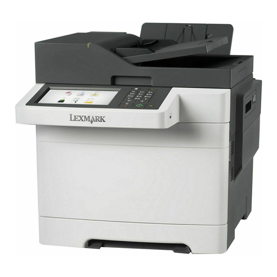 Lexmark CX510 Serie Guide De L'utilisateur