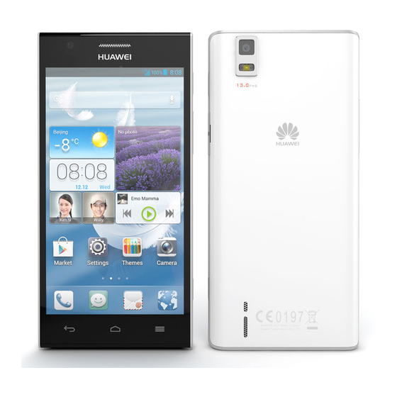Huawei Ascend P2 Guide De Démarrage Rapide