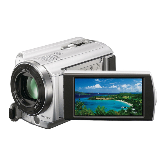 Sony Handycam DCR-SR58E Mode D'emploi