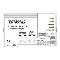 Votronic SR 350 Duo Instructions De Montage Et De Service