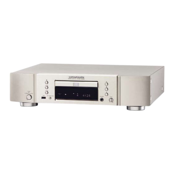 Marantz SA 8003/N1SG Guide De L'utilisateur