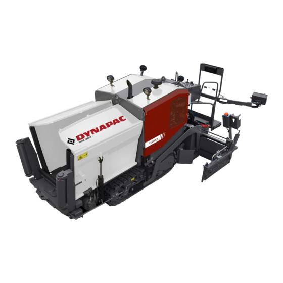 Dynapac F1200C Manuel D'utilisation Et Entretien
