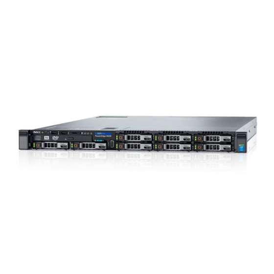 Dell PowerEdge R630 Manuel Du Propriétaire