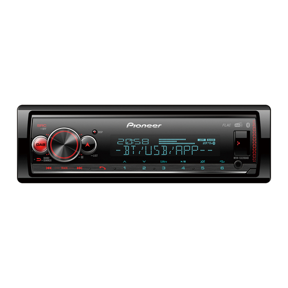 Pioneer MVH-S520DAB Mode D'emploi