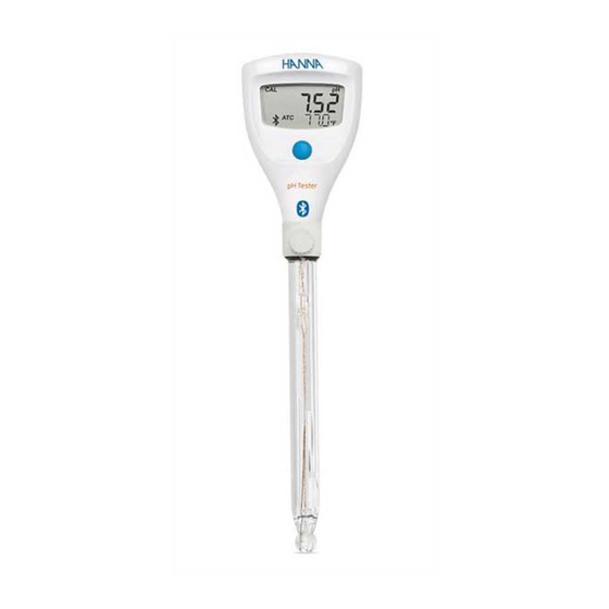 Hanna Instruments HALO 2 Manuel D'utilisation