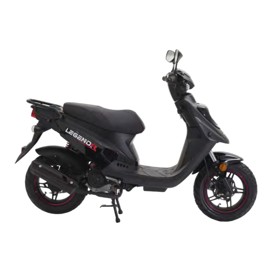 Mash LEGEND'R 50cc Euro 5 2018 Manuel D'utilisateur