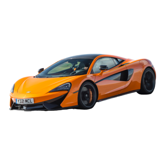 McLaren Sports Série Manuels