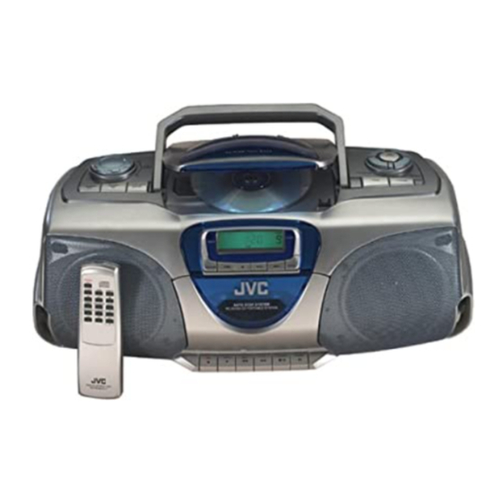JVC RC-BX530SL Manuel D'instructions