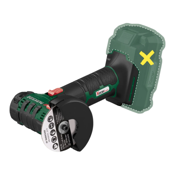Parkside PWSAM 20-Li A1 Traduction Des Instructions D'origine