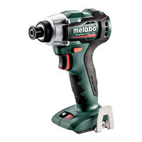 Metabo PowerMaxx SSD 12 BL Mode D'emploi