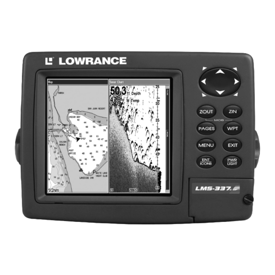 Lowrance LMS-332C Installation Et Fonctionnement