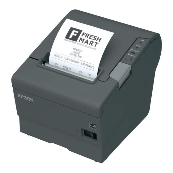 Epson TM-T88V-i Manuel D'utilisation
