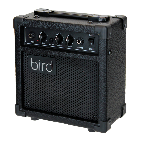 BIRD GA610 Mode D'emploi