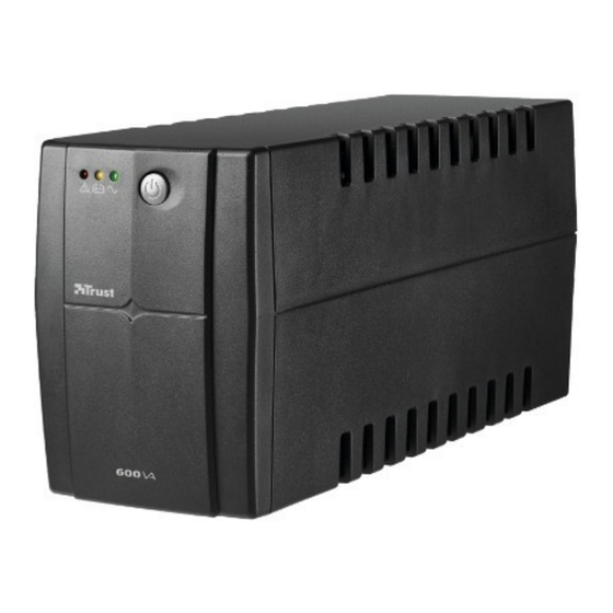 Trust ONDULEUR 600VA UPS Mode D'emploi