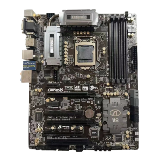 ASROCK Z68 Extreme4 Mode D'emploi