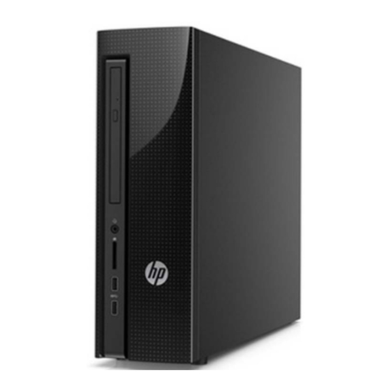 HP Slimline 260-A101NF Manuel De L'utilisateur