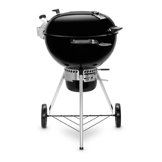Weber MASTER-TOUCH Premium Manuel Du Propriétaire