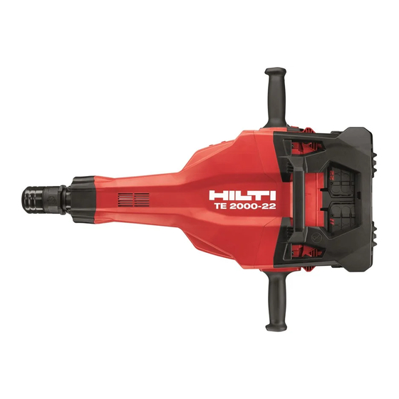 Hilti NURON TE 2000-22 Mode D'emploi