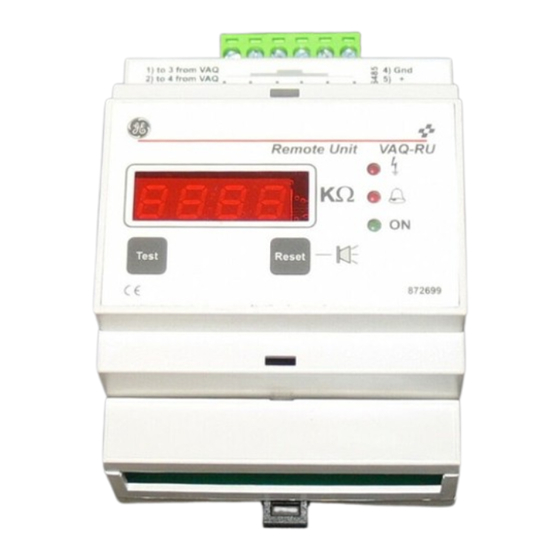 GE VAQ D62 Plus Guide De Programmation