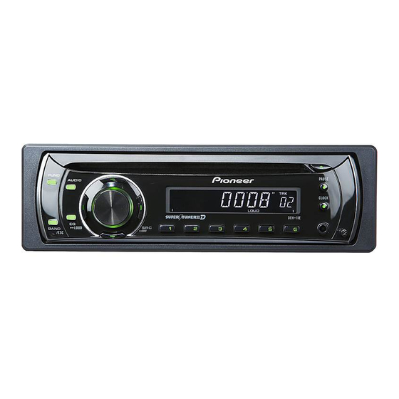 Pioneer DEH-11E Mode D'emploi