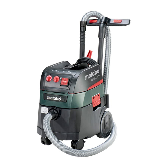 Metabo ASR 35 L AutoClean Manuels