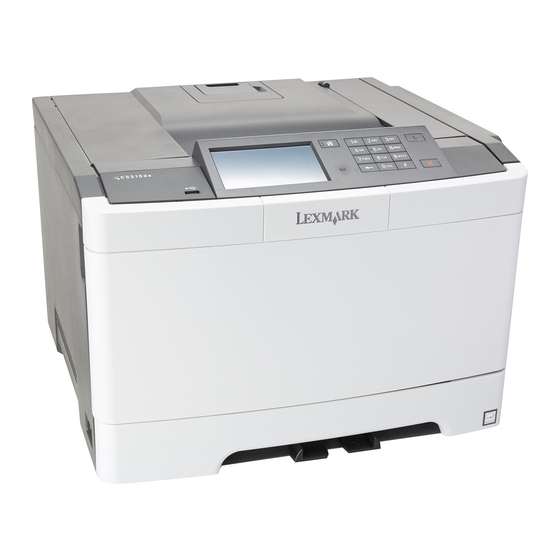 Lexmark CS510 Guide De L'utilisateur