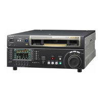 Sony HDW-D1800 Mode D'emploi